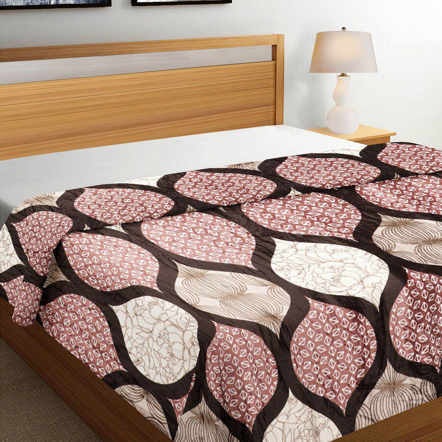 Maroon Microfiber Blanket, , large image number null