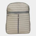 Women's Grey Polyurethane Backpack, , small image number null