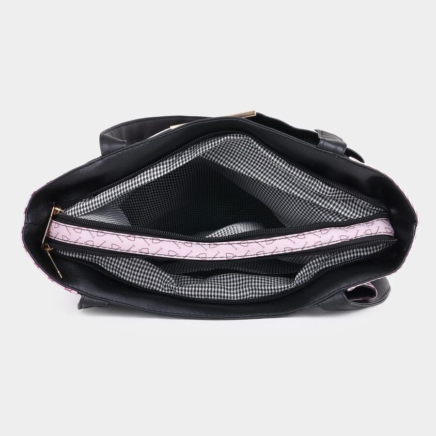 Women's Grey Polyurethane Hand Bag, , large image number null