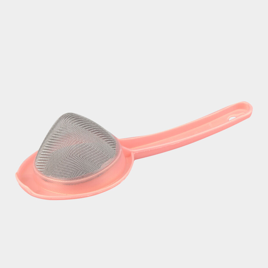 Stainless Steel Tea Strainer With Plastic Handle, , large image number null