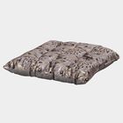 Grey Floral Printed Cushion, , small