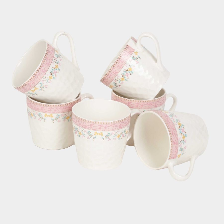 180 ml Bone China Mug Set of 6, , large image number null