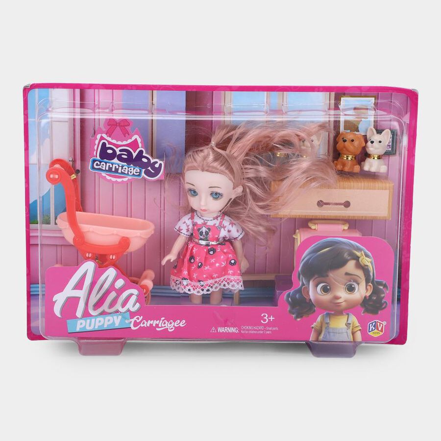 Alia Baby Carriage Doll & Accessories, , large image number null