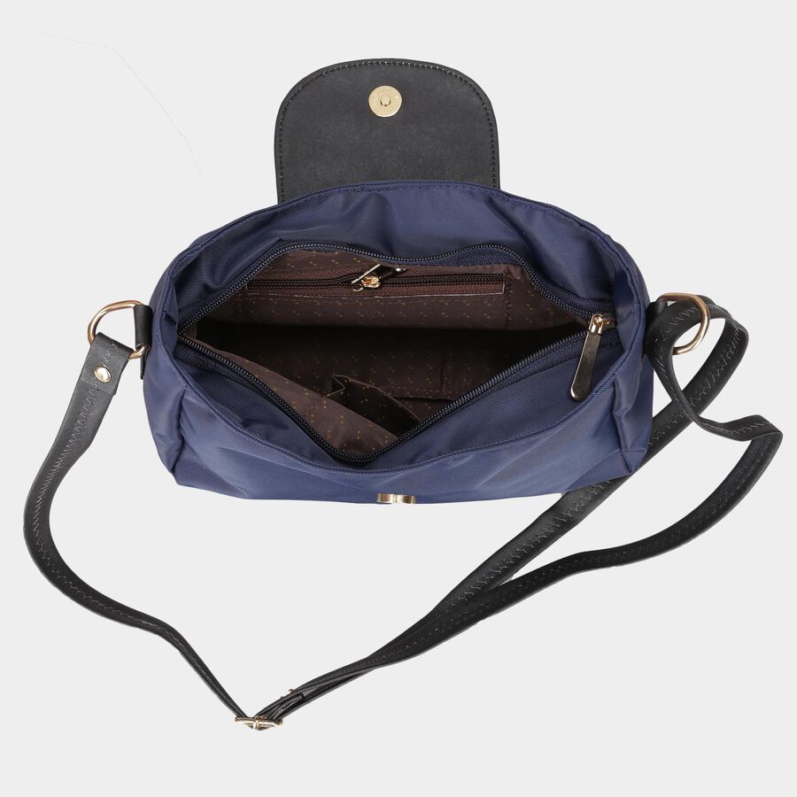 Women's Polyurethane Envelope/Zipper Sling Bag, , large image number null
