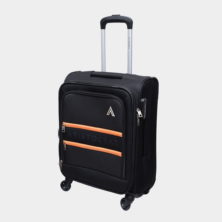 4-Wheel Polyester Soft Case Trolley, Small, , large image number null