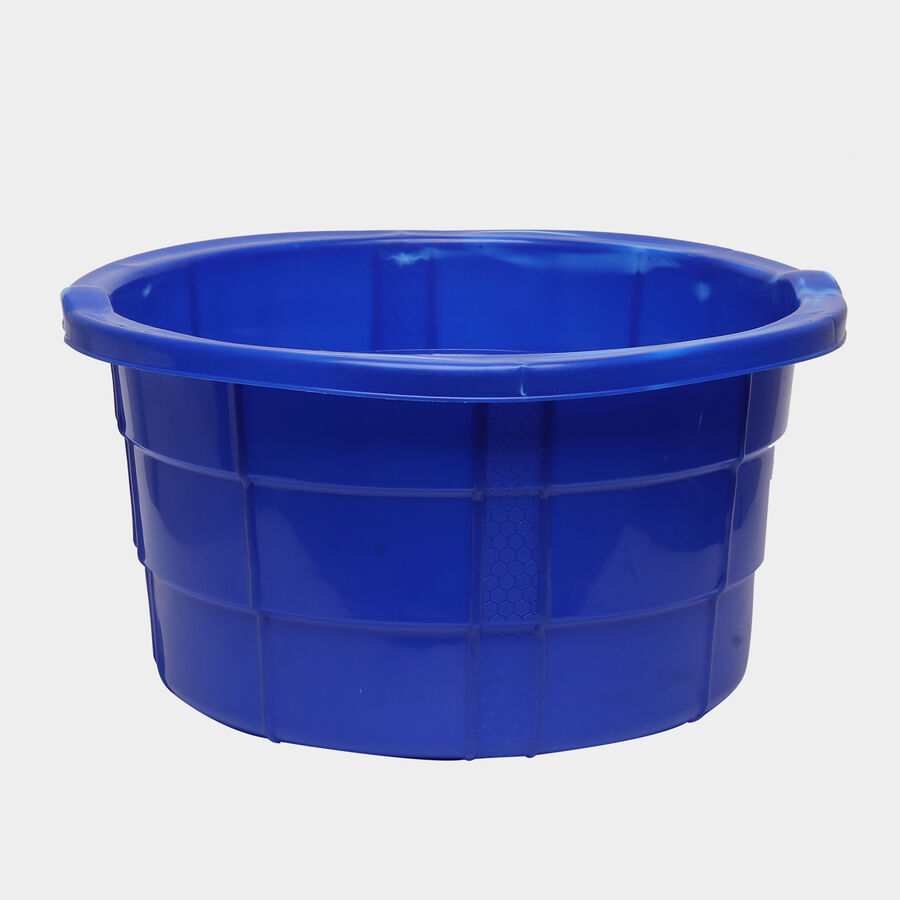15 L Plastic Bath Tub - Color/Design may vary, , large image number null