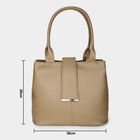 Women's Brown Pu Evening Bag, , small