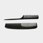 Plastic Hair Comb, Set of 2 - Colour/Design May Vary, , small image number null