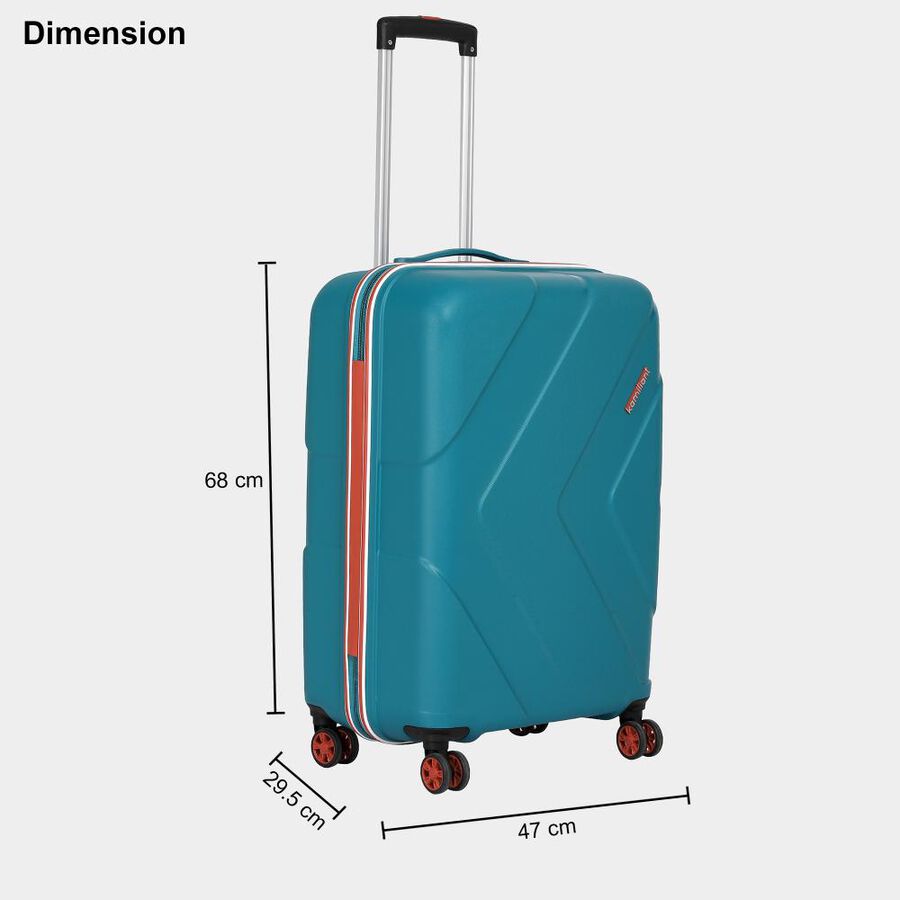 4-Wheel Blue Hard Case Trolley, , large image number null