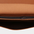 Women's Tan Polyurethane Hand Pouch, , small image number null