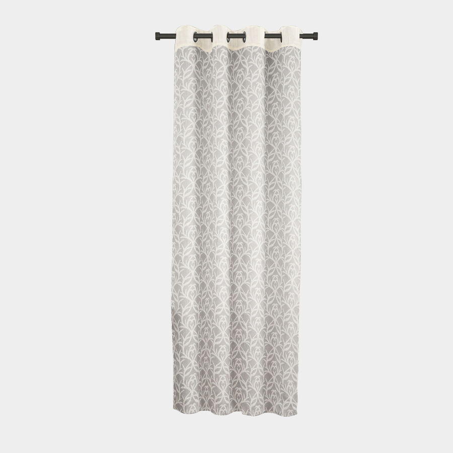 7ft.Cream Polyester Curtain , , large image number null