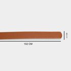 Women's Beige Polyurethane Belt, , small image number null