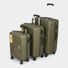 8-Wheel Green Polypropylene Hard Case Trolley, Small + Medium + Large, , small image number null
