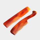 Plastic Hair Comb, Set of 2 - Colour/Design May Vary, , small image number null