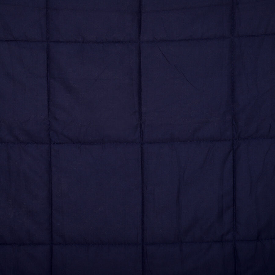 Blue Polyester Bedcover, , large image number null