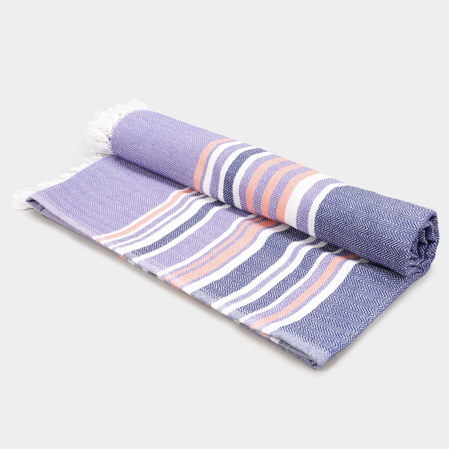 220 GSM Polyurethanerple Cotton Bath Towel, , large image number null