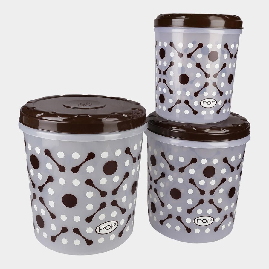 Plastic Container Set of 3, , large image number null