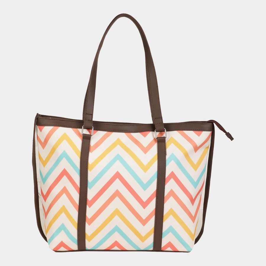 Women's Fabric Tote Bag, Printed, Large Size, , large image number null