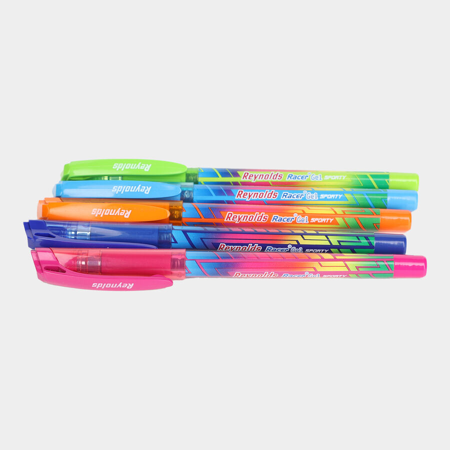 5 Pcs. Plastic Educational Pen - Colour/Design May Vary, , large image number null