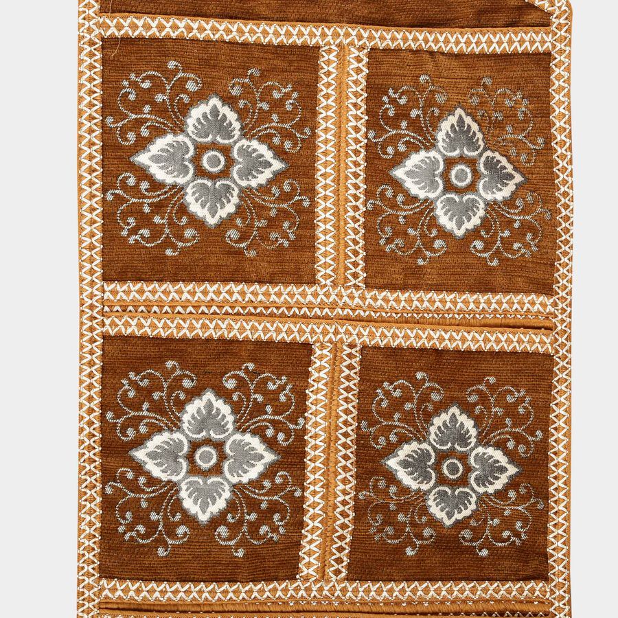 Green Jute Wall Hanging Organiser, , large image number null