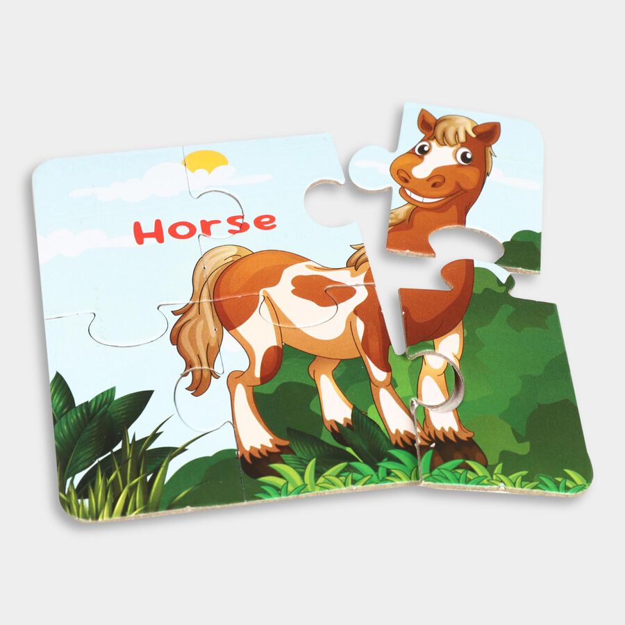 Farm Animals Jigsaw Puzzle 6 Pcs, , large image number null