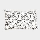 Black and White Abstract Printed Pillow Cover, , small