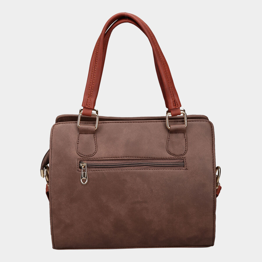 Women's Grey Polyurethane Tote Bag, , large image number null