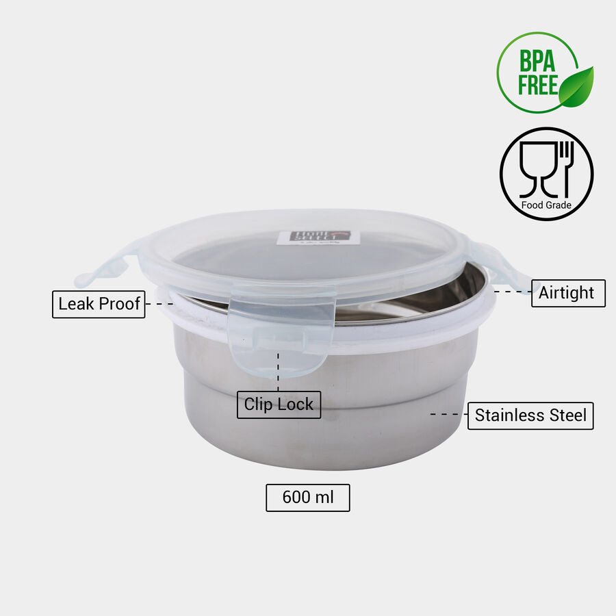 Air-Tight Stainless Steel Container, 750 ml, , large image number null