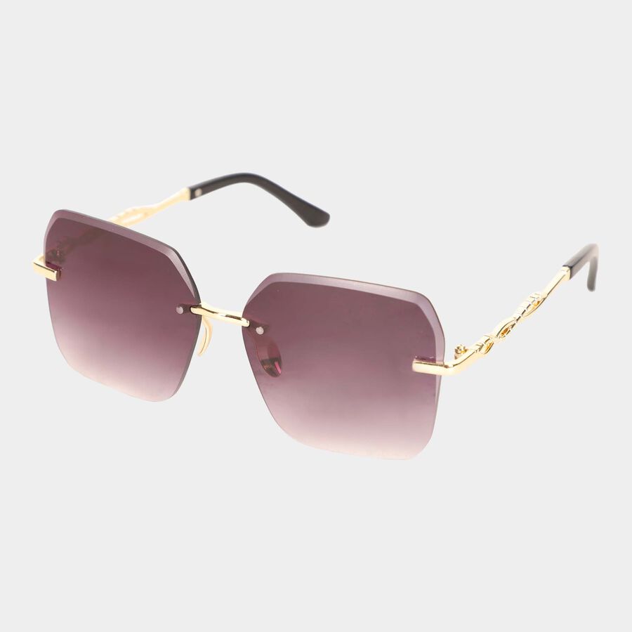 Women's Plastic Rectangle Sunglasses, , large image number null