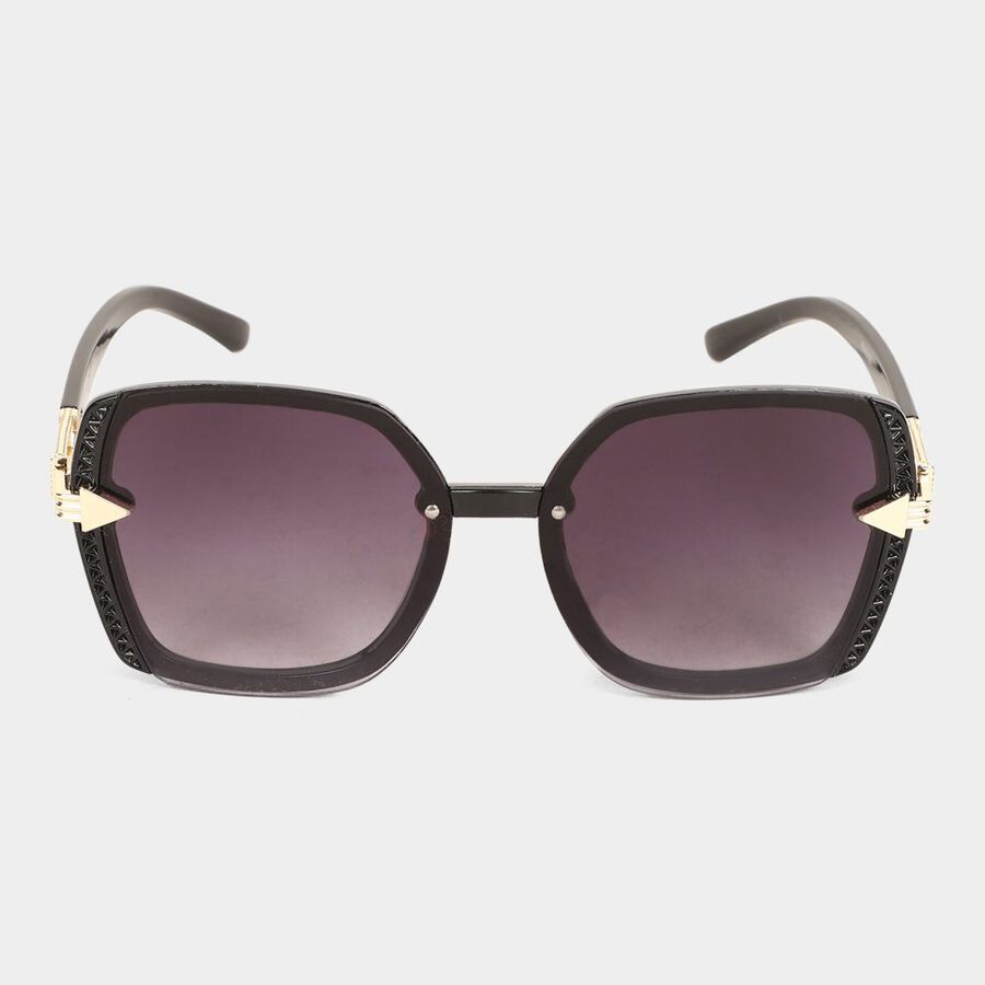 Women's Metal Gradient Square Sunglasses, , large image number null