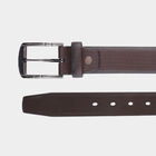 Men's Brown Polyurethane Formal Belt, , small image number null