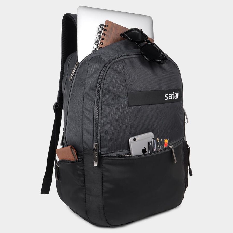 Black Polyester Back Pack, , large image number null