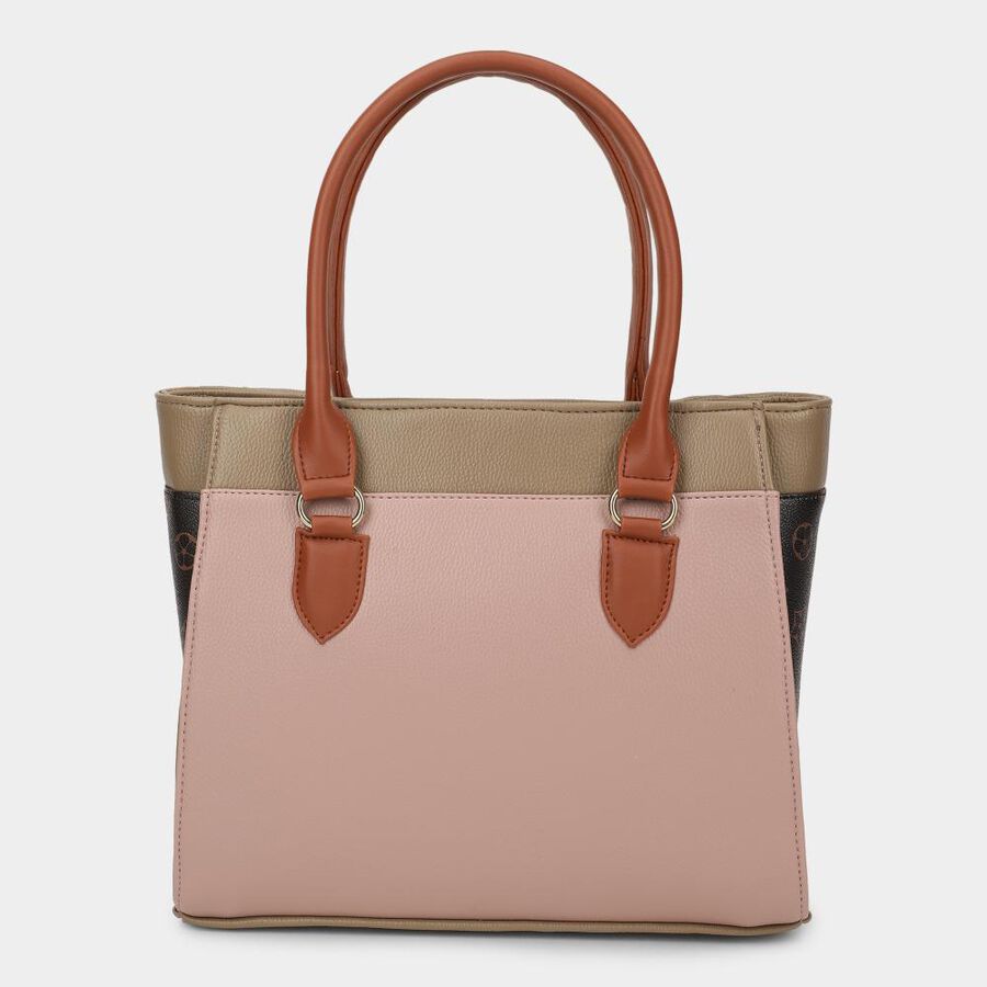 Women's Beige Pu Hand Bag, , large image number null