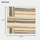 120 GSM Multicolour Microfiber Double Bedsheet, , small image number null