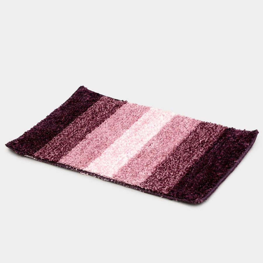 Anti-Skid Purple Polyester Door Mat Set of 2, , large image number null