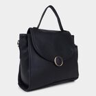 Women's Black Polyurethane Hand Bag, , small image number null