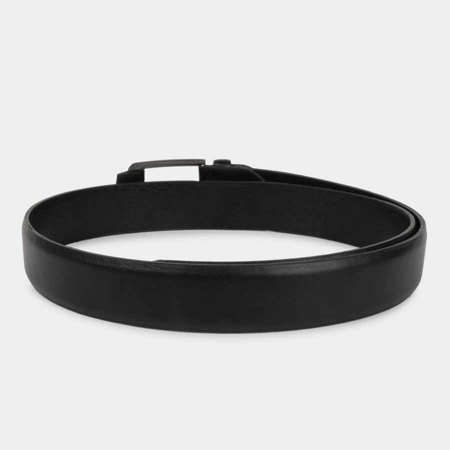 Men's Black Polyurethane Casual Belt, , large image number null