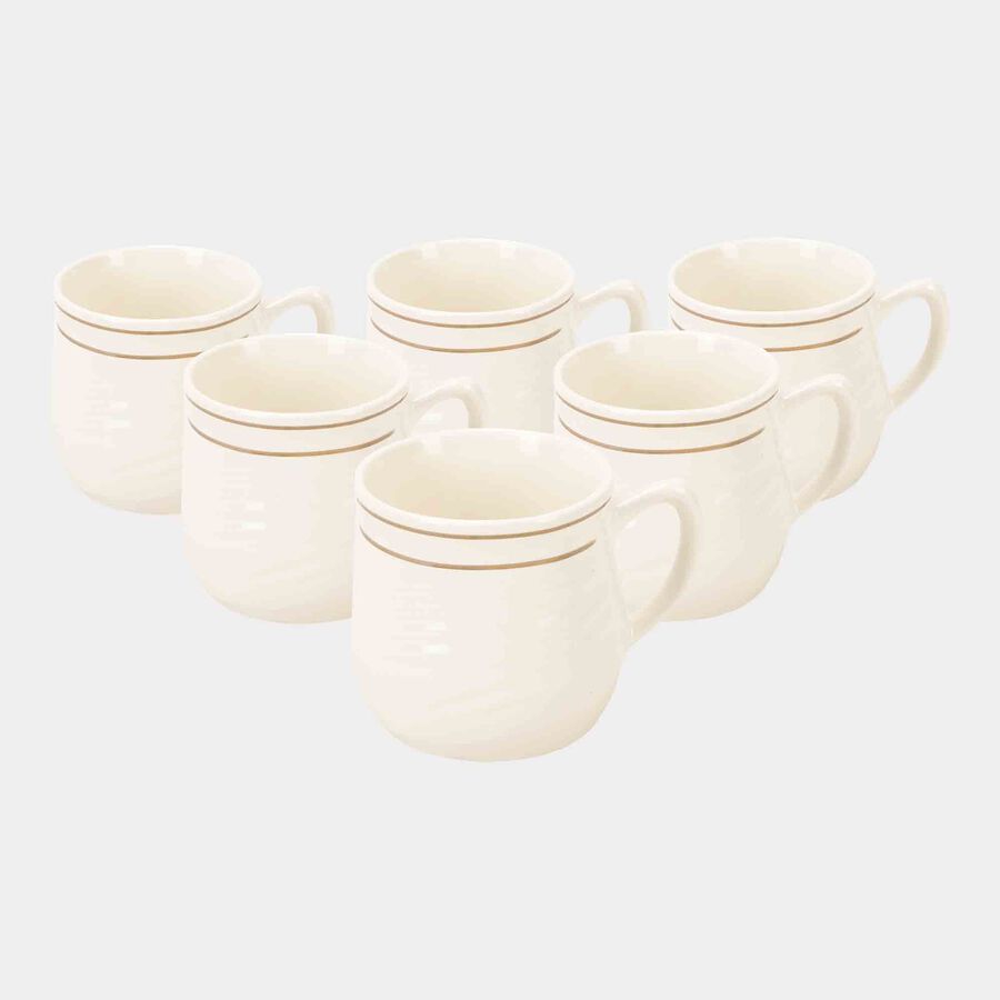 120 ml Stoneware Cup, Set of 6, , large image number null