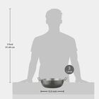 3 L Aluminum Kadhai, Induction Compatible, , small image number null
