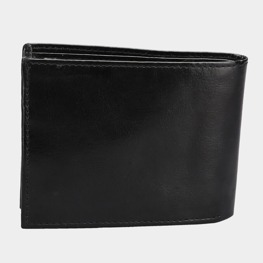Men PU Black Wallet, , large image number null