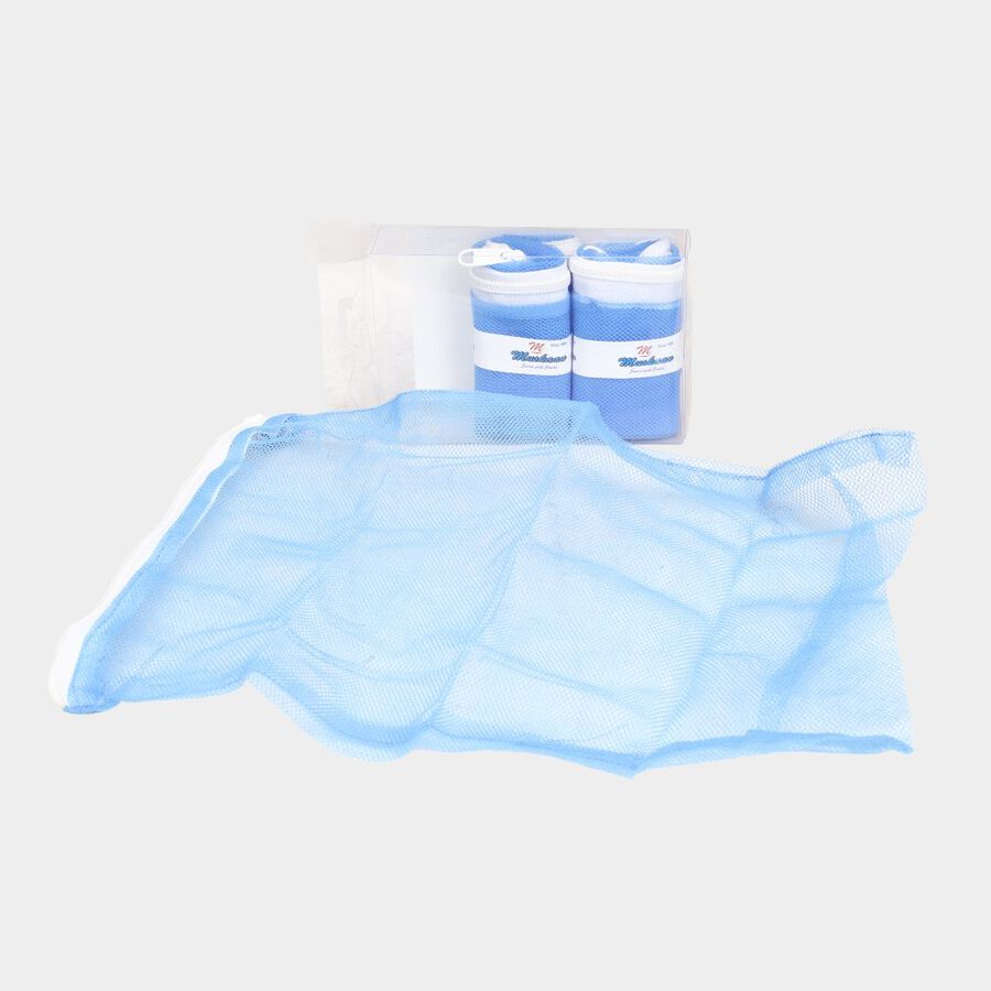 Blue Plastic Fridge Bag Set of 3, , large image number null