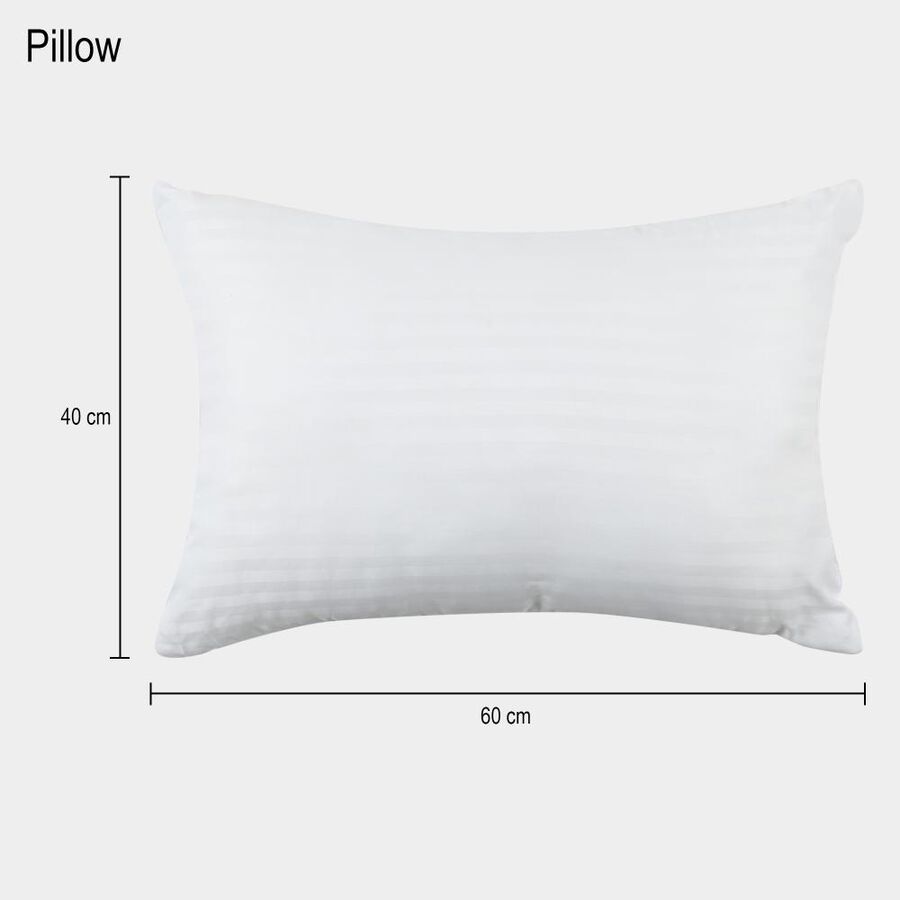 Home Beautiful White Fibre Pillow Set of 2, , large