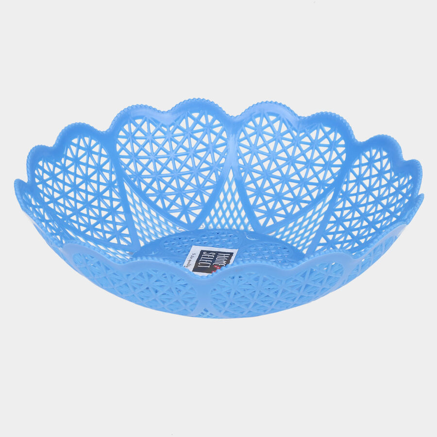 Blue Plastic Basket, , large image number null