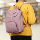 Women's Embellished Polyurethane Backpack, , small image number null