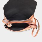 Women's Tan Polyurethane Sling Bag, , small image number null