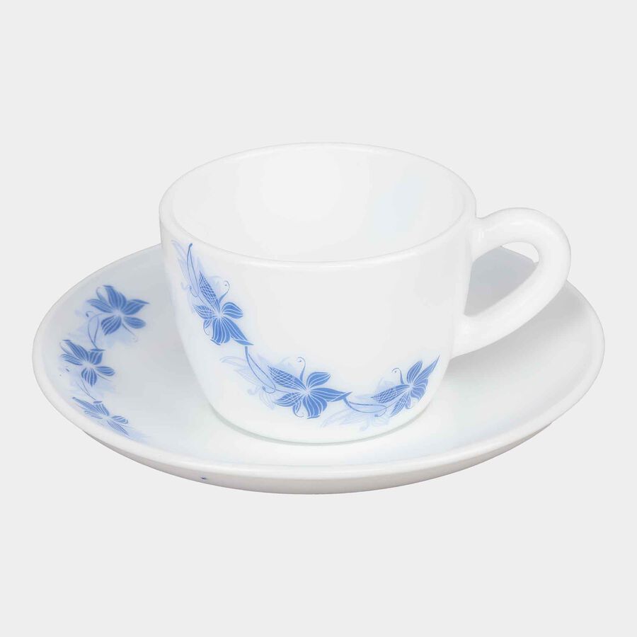 Set Of 12 Opalware Cup & Saucer, , large image number null