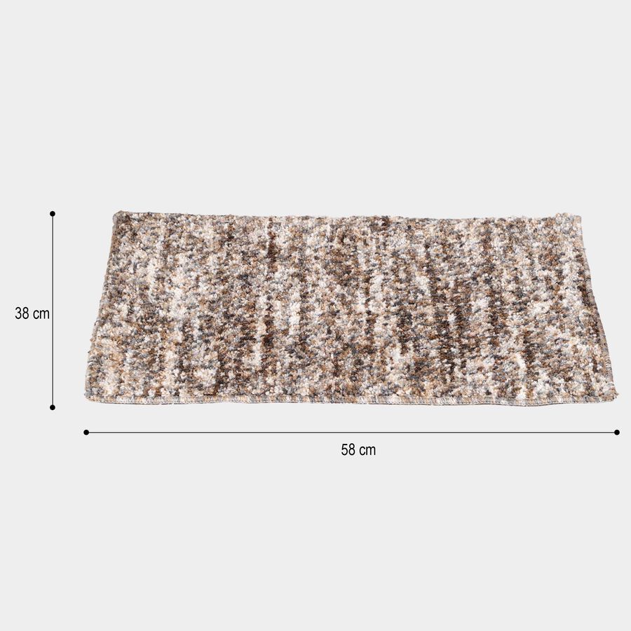 Anti-Skid Brown Polyester Door Mat, , large image number null