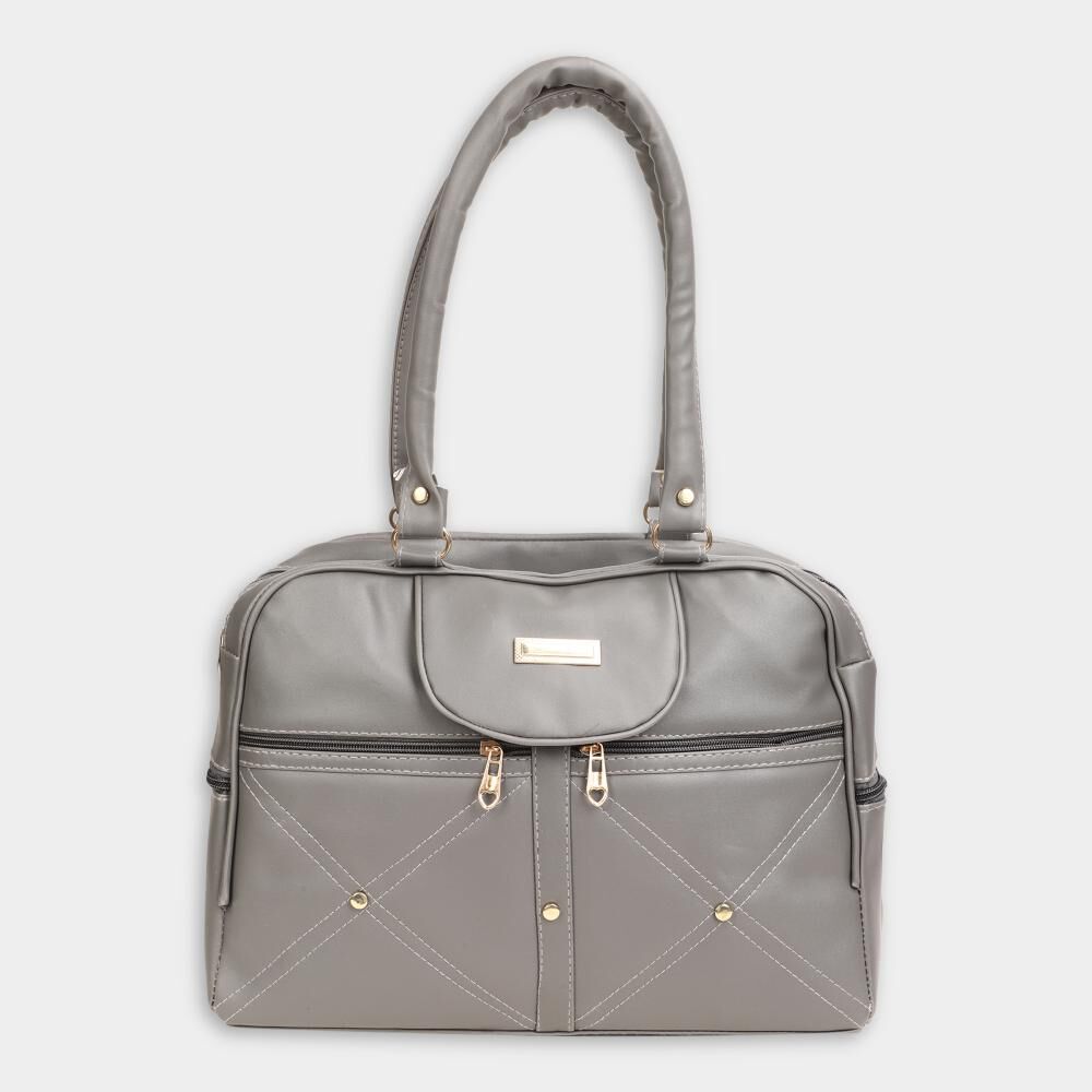 Lucky Charm                         Women's Grey Polyurethane Hand Bag