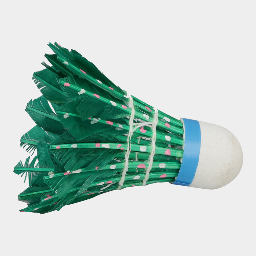 Feather Colour Dot Shuttlecock 4 Pcs., , large image number null