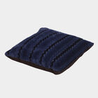 Navy Blue Textured Cushion, , small